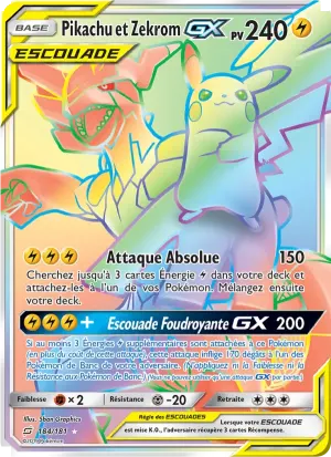 Pikachu et Zekrom GX