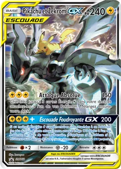Pikachu et Zekrom GX