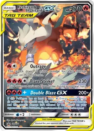 Reshiram et Dracaufeu GX