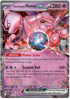 Mewtwo-ex de la Team Rocket
