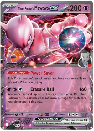 Mewtwo-ex de la Team Rocket